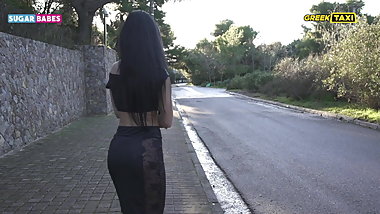 SUGARBABESTV: GREEK FAKE TAXI SOFIA PAVLIDI AND INNA INNAKI