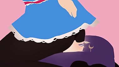 garls fart animation 1